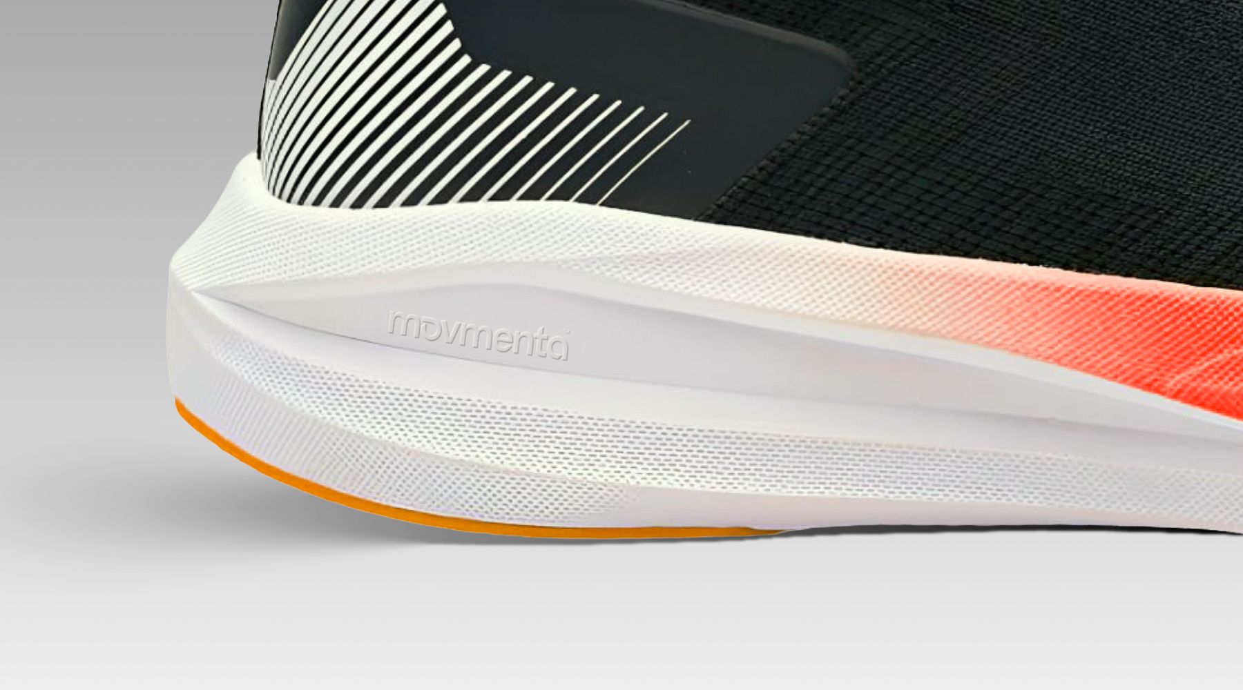 sole of a movmenta running shoe